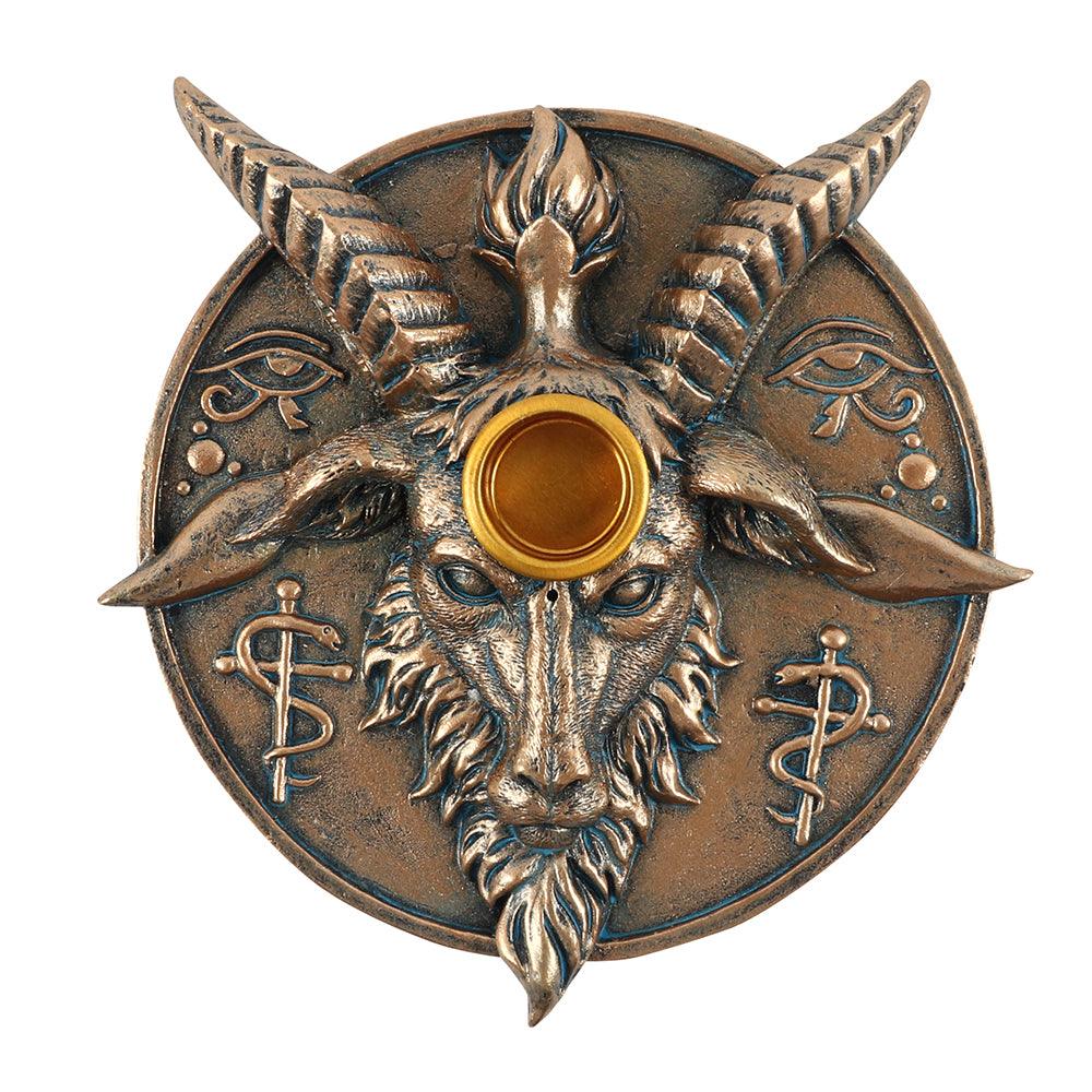 View Baphomet Head Incense and Candle Holder information