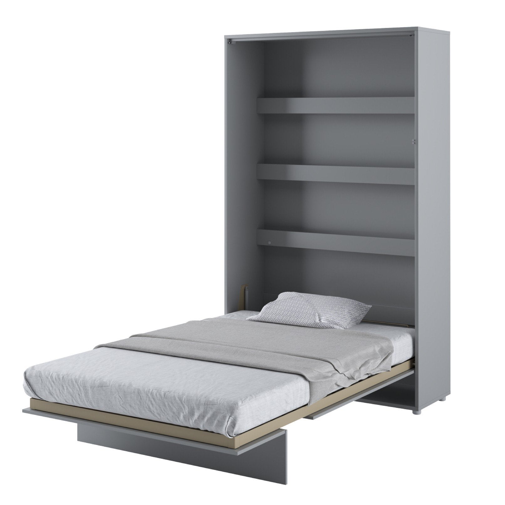 View BC02 Vertical Wall Bed Concept 120cm Murphy Bed Grey Matt 120 x 200cm information