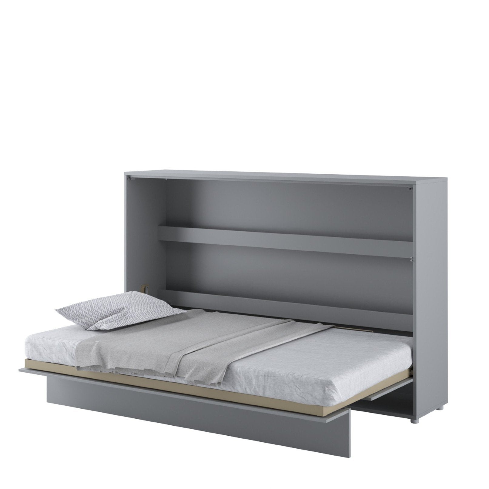 View BC05 Horizontal Wall Bed Concept 120cm Murphy Bed Grey Matt 120 x 200cm information