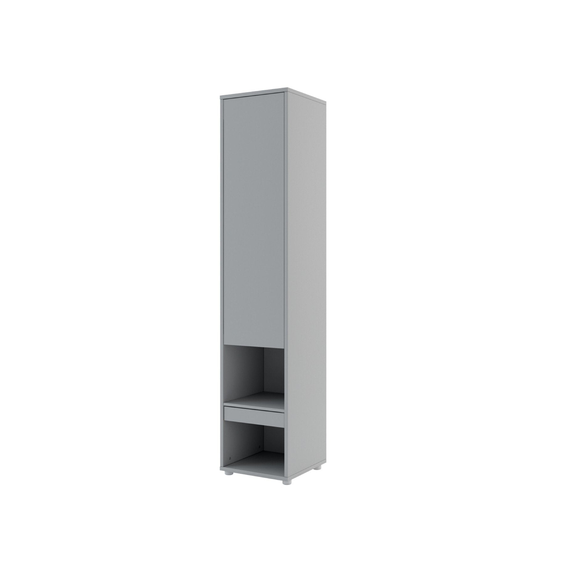 View BC07 Tall Storage Cabinet for Vertical Wall Bed Concept Murphy Bed Grey Matt 45cm information