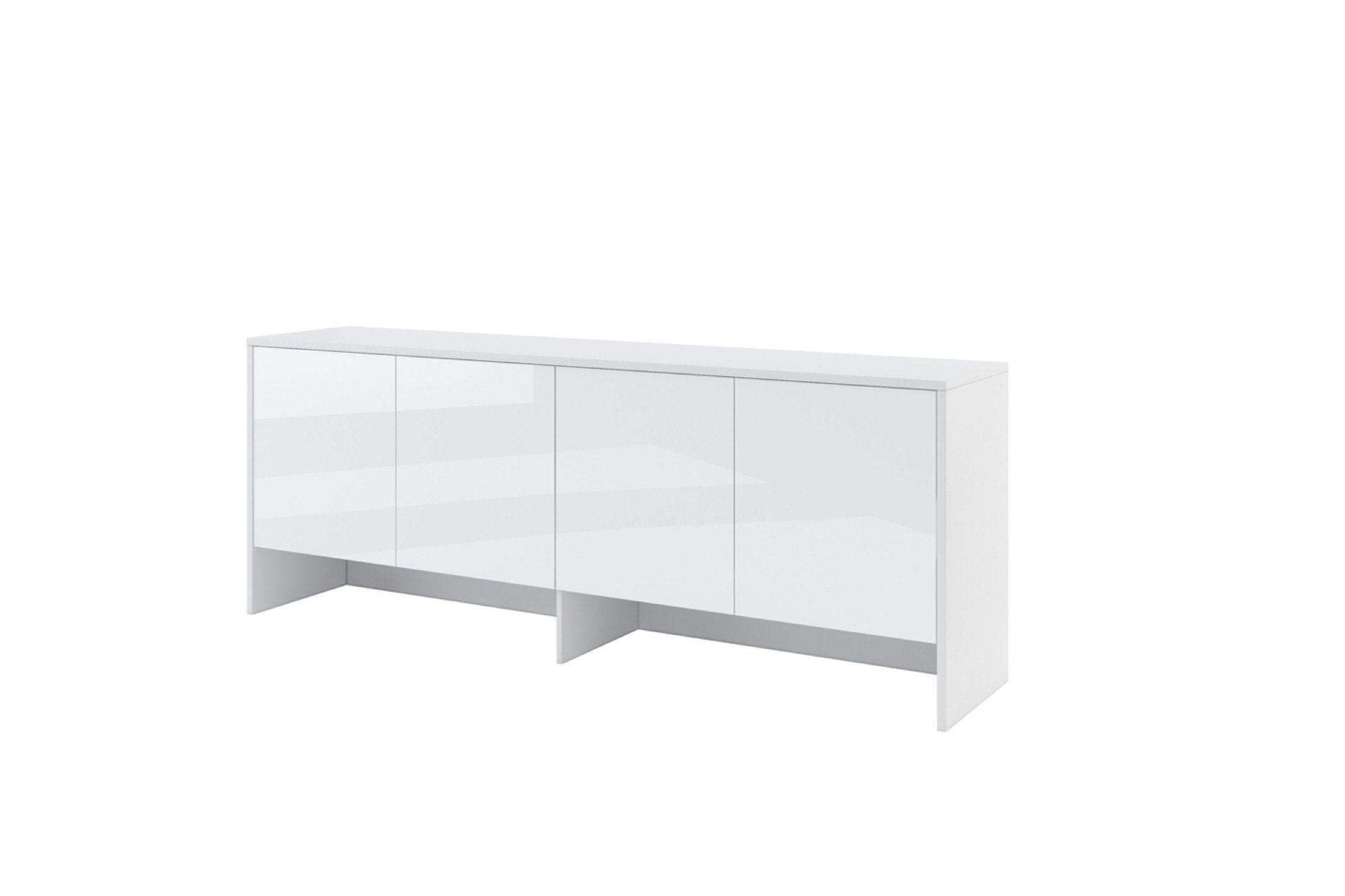 View BC10 Over Bed Unit for Horizontal Wall Bed Concept 120cm White Gloss 211cm information