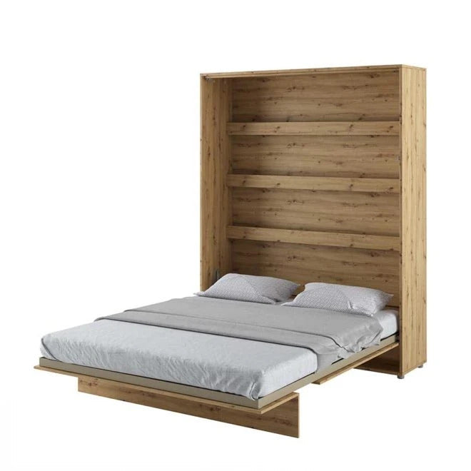 View BC12 Vertical Wall Bed Concept 160cm Murphy Bed Oak Artisan 160 x 200cm information