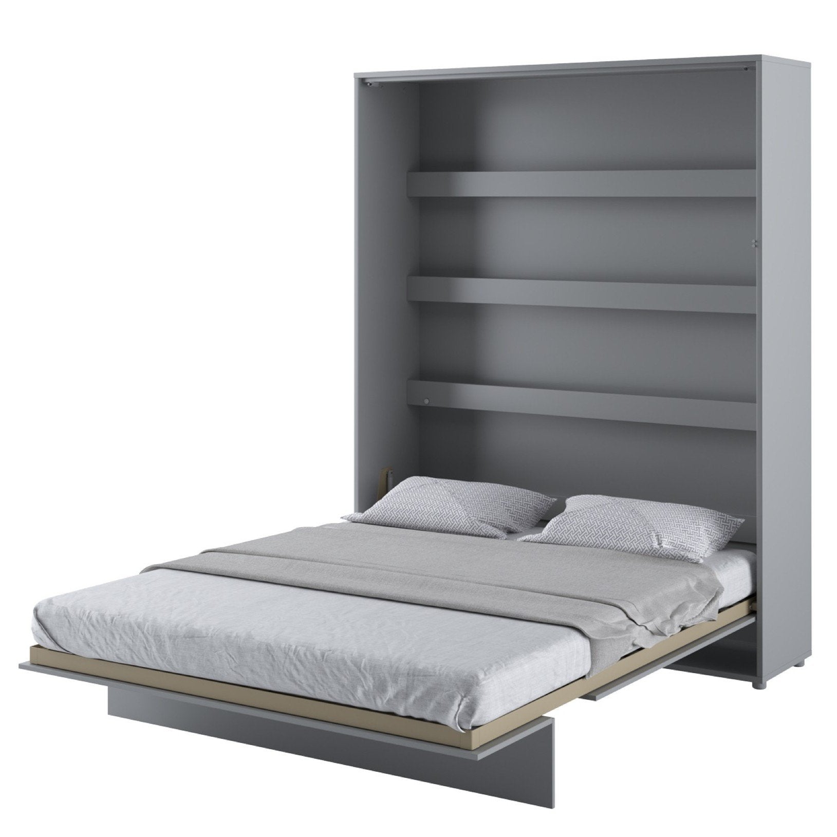 View BC13 Vertical Wall Bed Concept 180cm Murphy Bed Grey Matt 180 x 200cm information