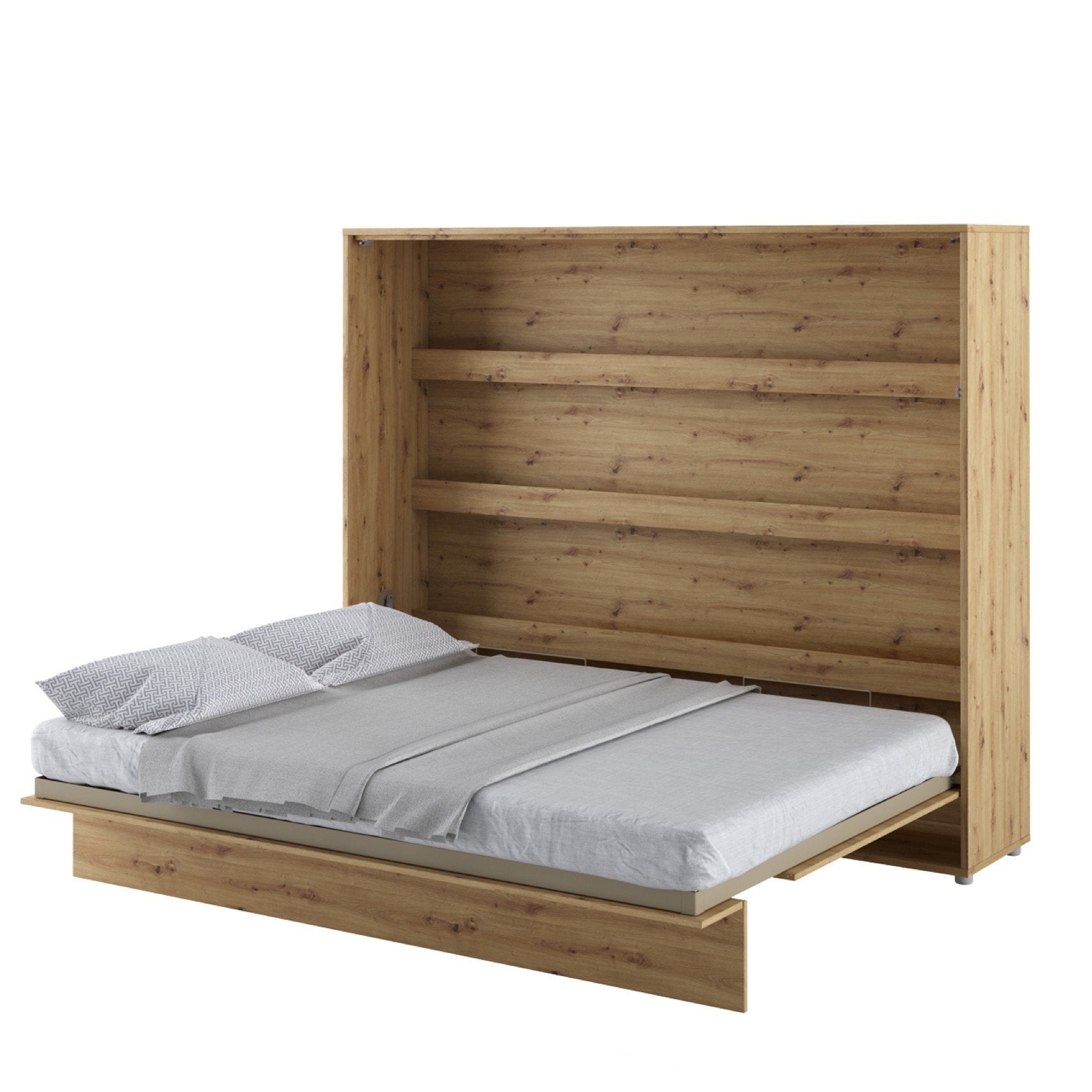 View BC14 Horizontal Wall Bed Concept 160cm Murphy Bed Oak Artisan 160 x 200cm information