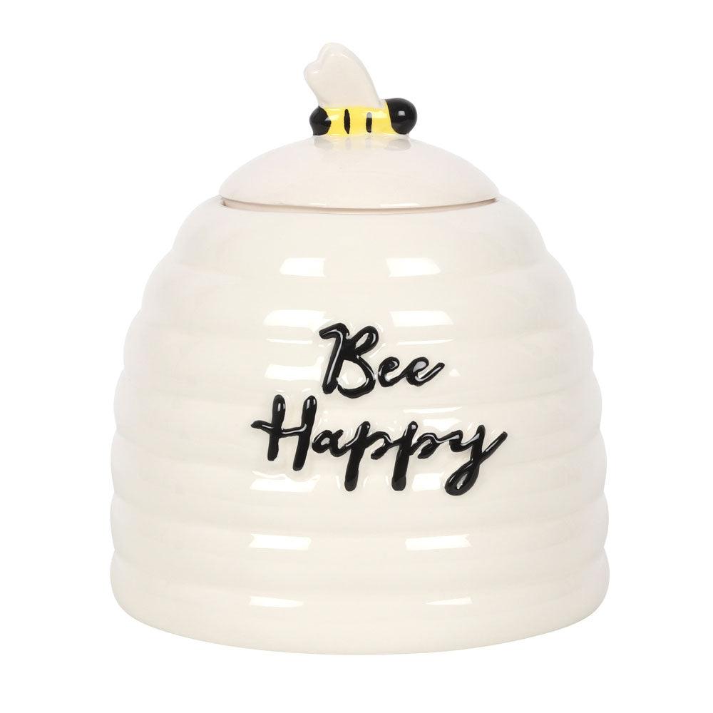 View Bee Happy Ceramic Storage Jar information