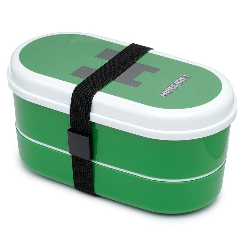 View Bento Lunch Box with Fork Spoon Minecraft Creeper information