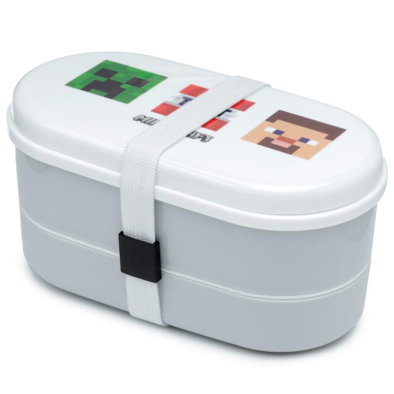 View Bento Lunch Box with Fork Spoon Minecraft Faces information