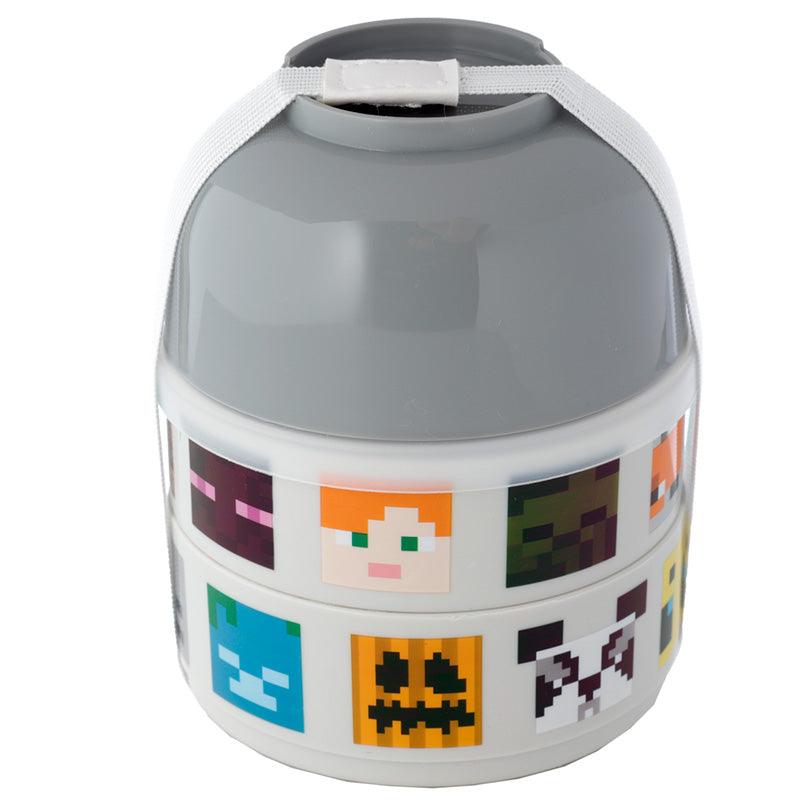 View Bento Round Stacked Lunch Box Minecraft Faces information