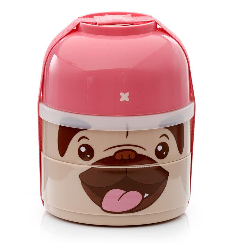 View Bento Round Stacked Lunch Box Mopps Pug information