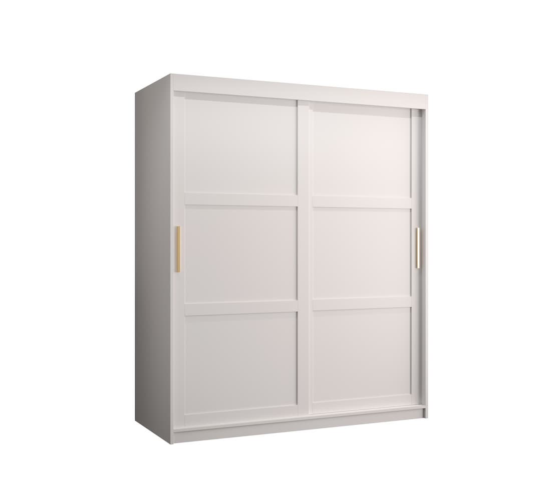 View Ramiro I Sliding Door Wardrobe 150cm White 150cm information