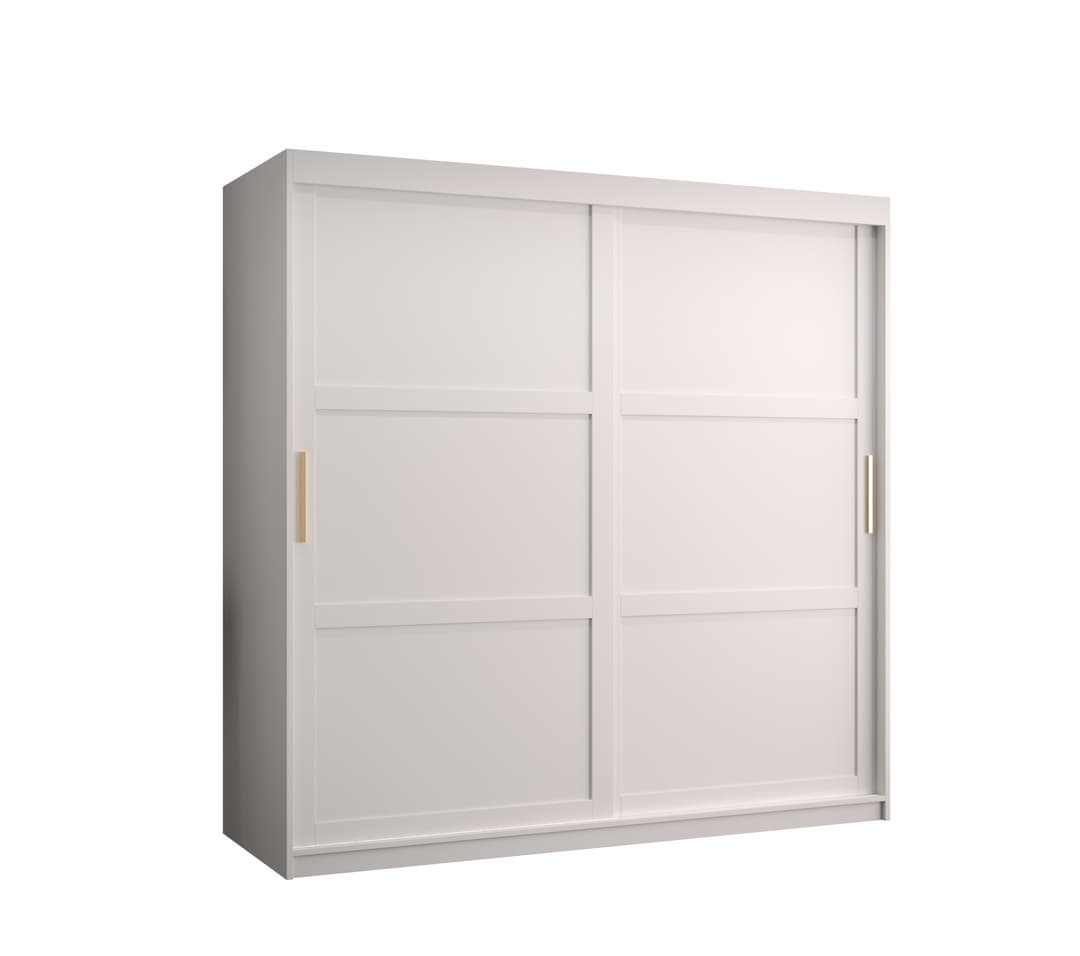 View Ramiro I Sliding Door Wardrobe 180cm White 180cm information