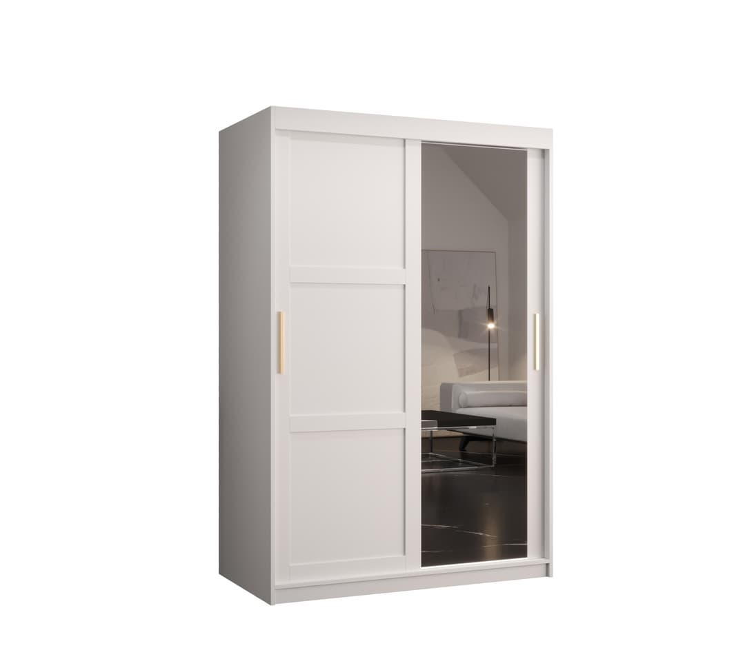 View Ramiro II Sliding Door Wardrobe 120cm White 120cm information