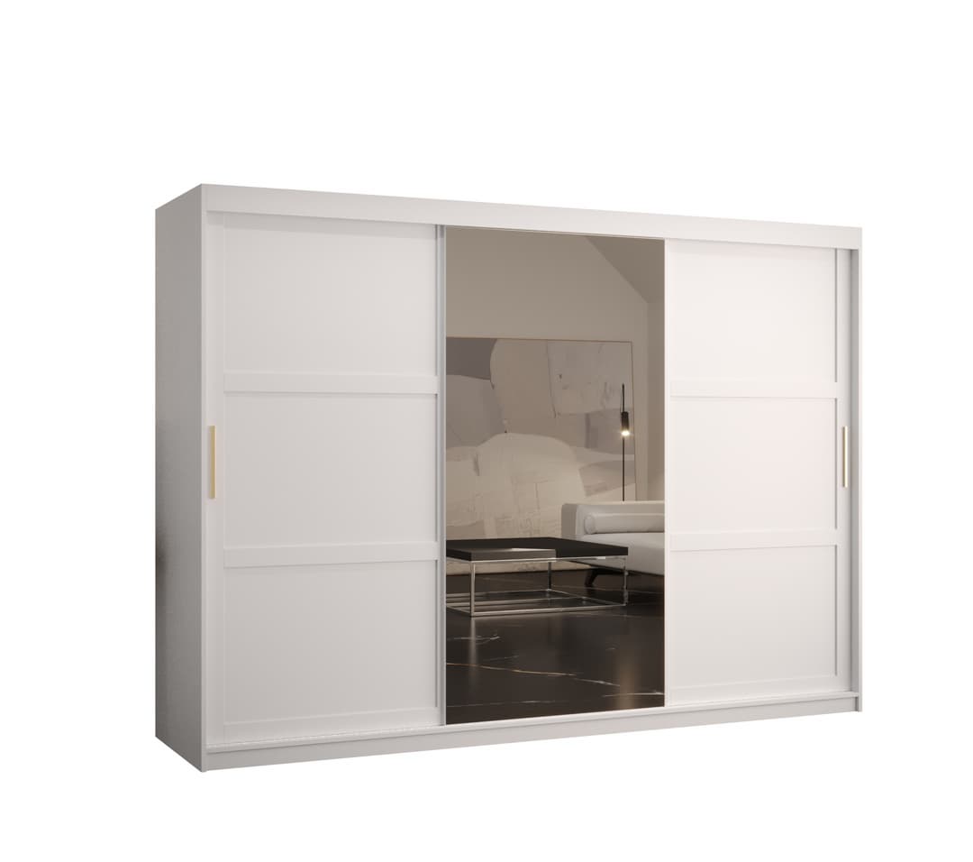 View Ramiro II Sliding Door Wardrobe 250cm White 250cm information