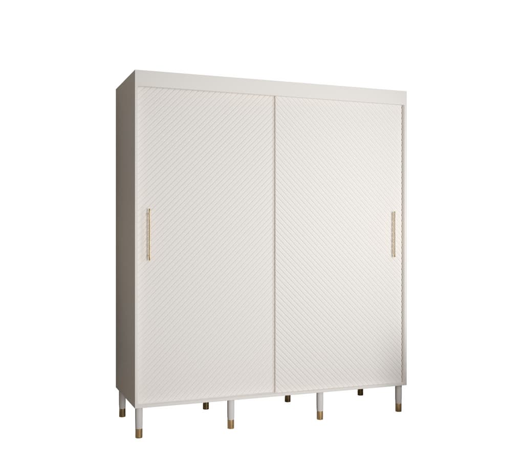 View Monaco I Sliding Door Wardrobe 180cm White 180cm information