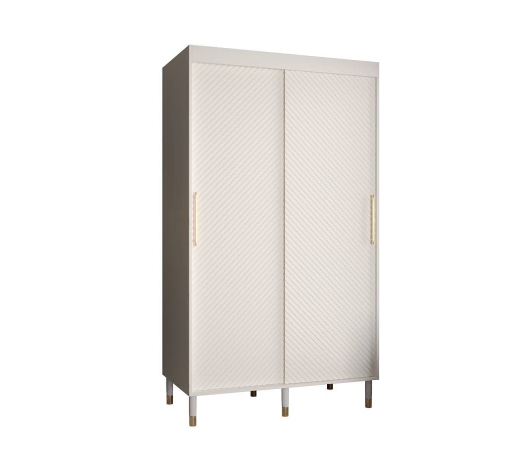 View Monaco I Sliding Door Wardrobe 120cm White 120cm information