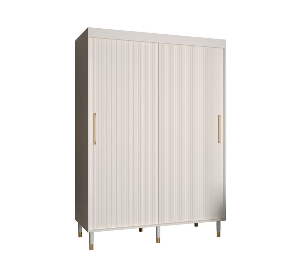 View Mora I Sliding Door Wardrobe 150cm White 150cm information