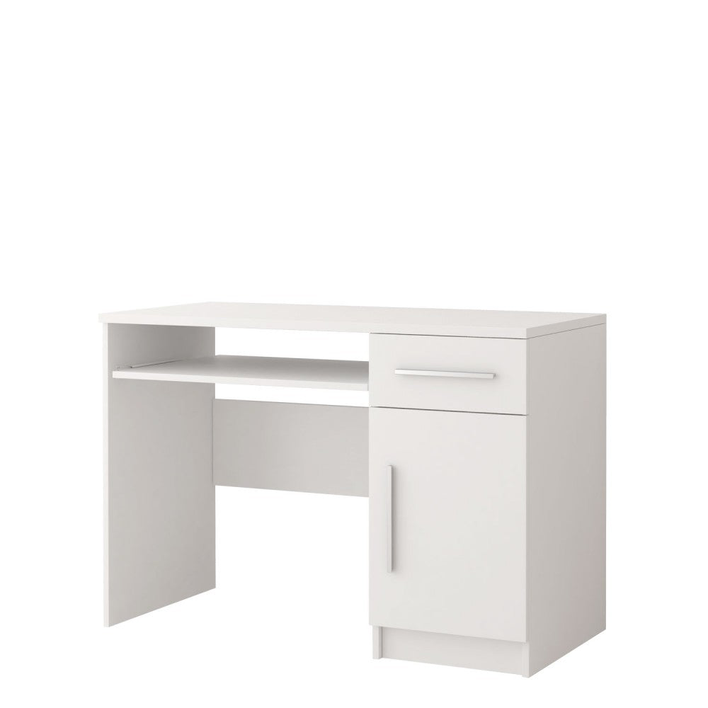 View Omega OM08 Computer Desk 110cm White Matt 110cm information