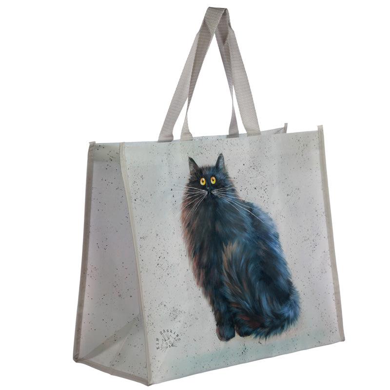 View Black Cat Kim Haskins Reusable Shopping Bag information