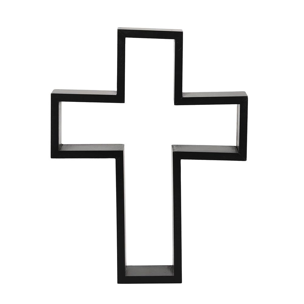 View Black Crucifix Shelving Display information