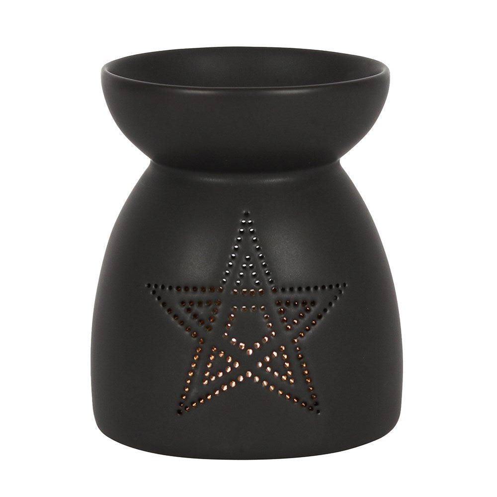 View Black Pentagram Cut Out Oil Burner information