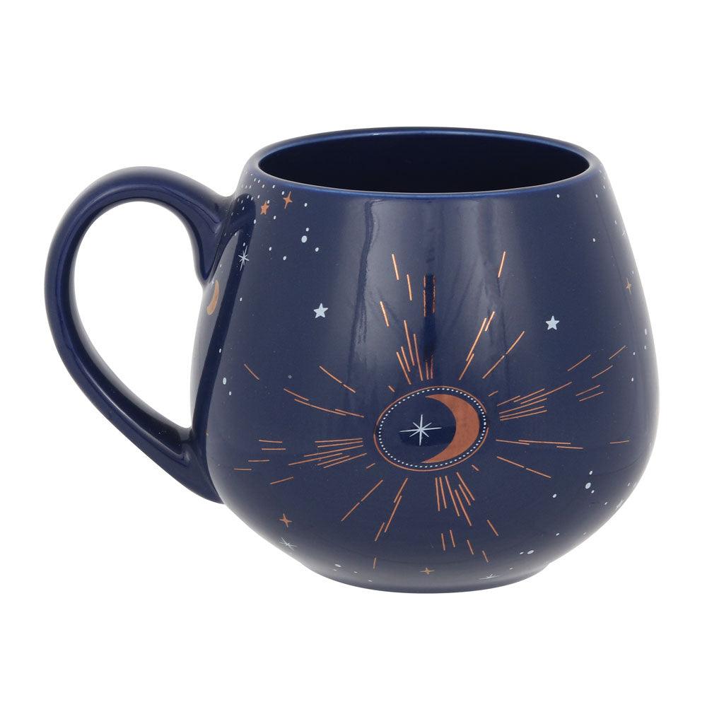 View Blue Crescent Moon Rounded Mug information