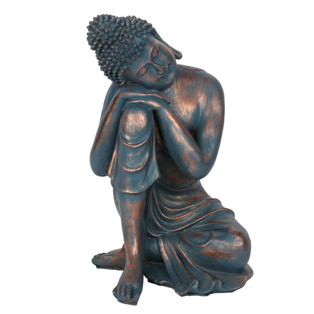 View Blue Hands on Knee Buddha information