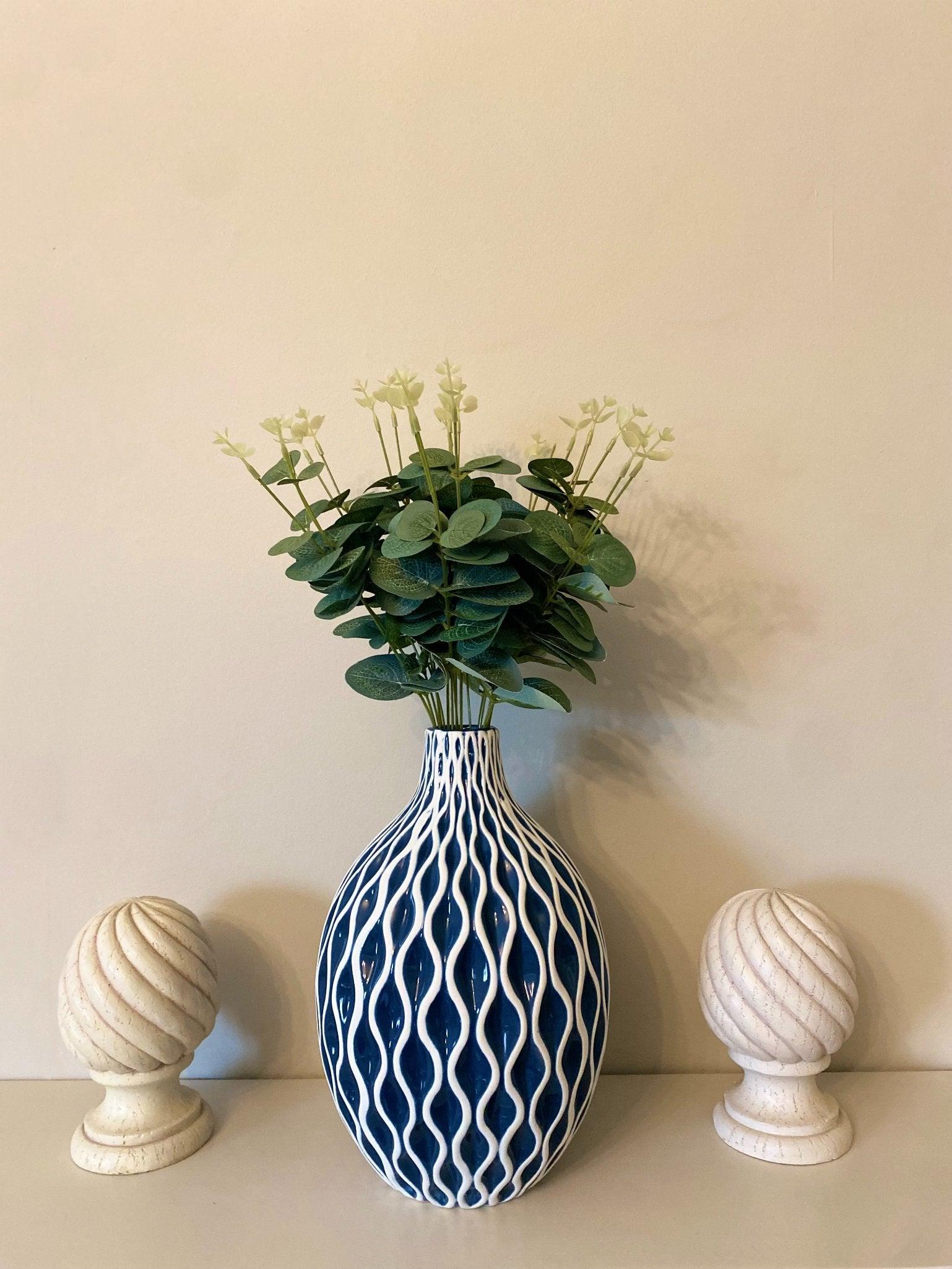 View Blue Serenity Vase information