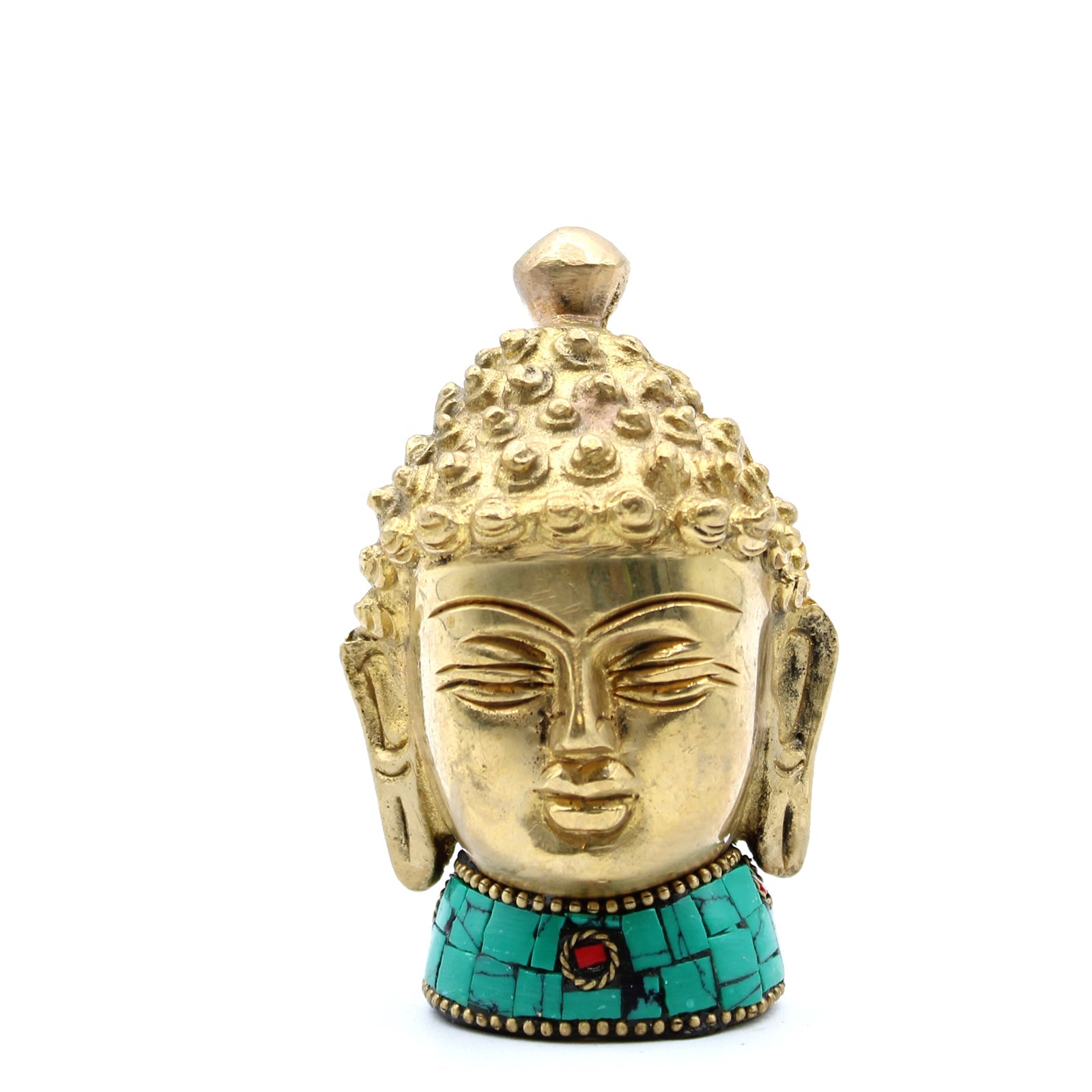 View Brass Buddha Figure Med Head 8 cm information