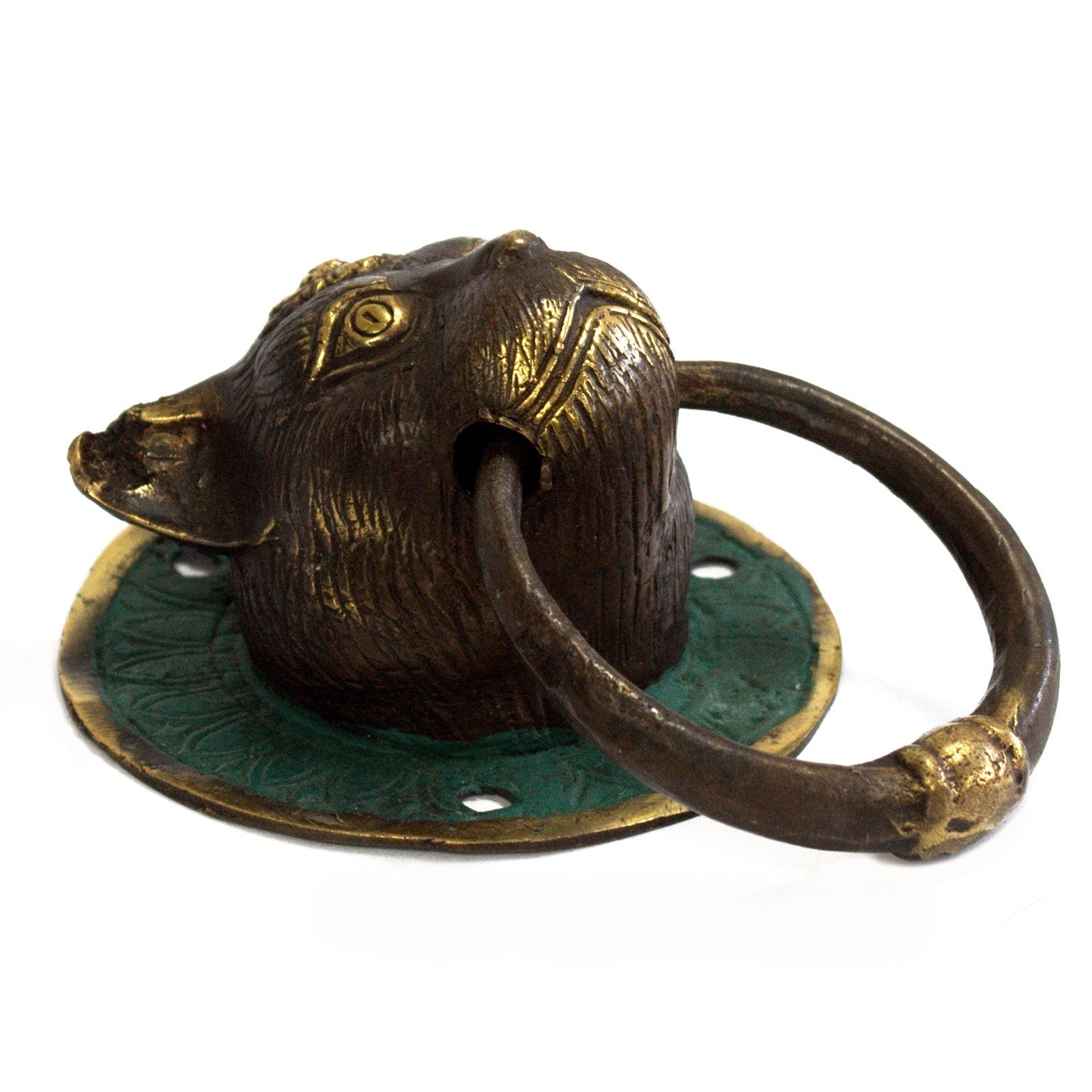 View Brass Door Knocker Cats Head information