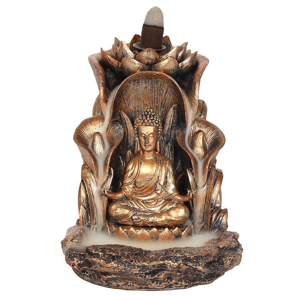 View Bronze Buddha Backflow Incense Burner information