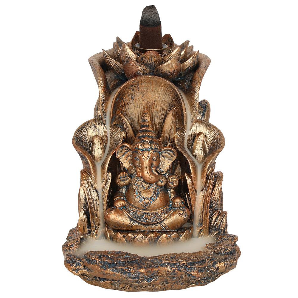 View Bronze Ganesh Backflow Incense Burner information