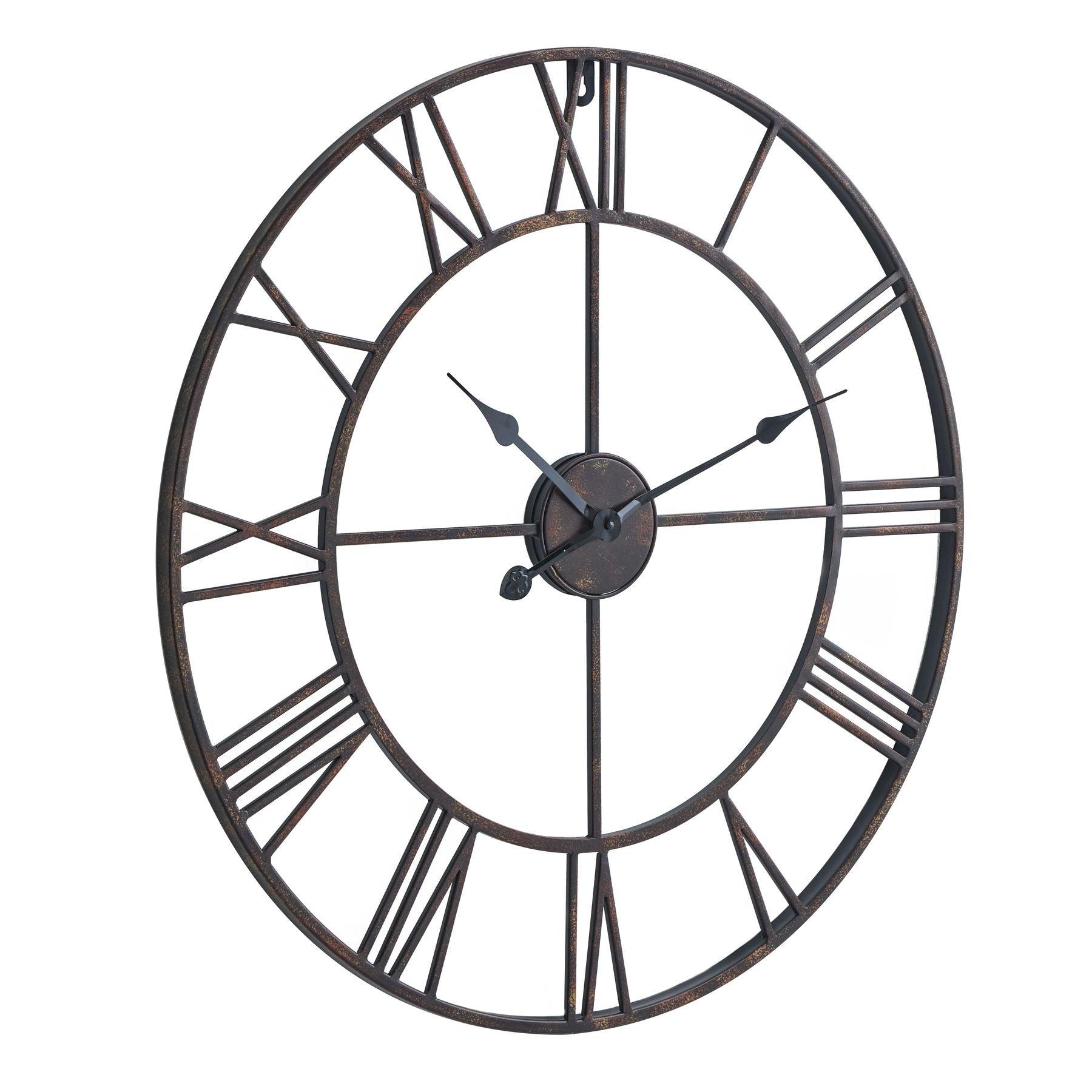 View Bronze Skeleton Wall Clock information