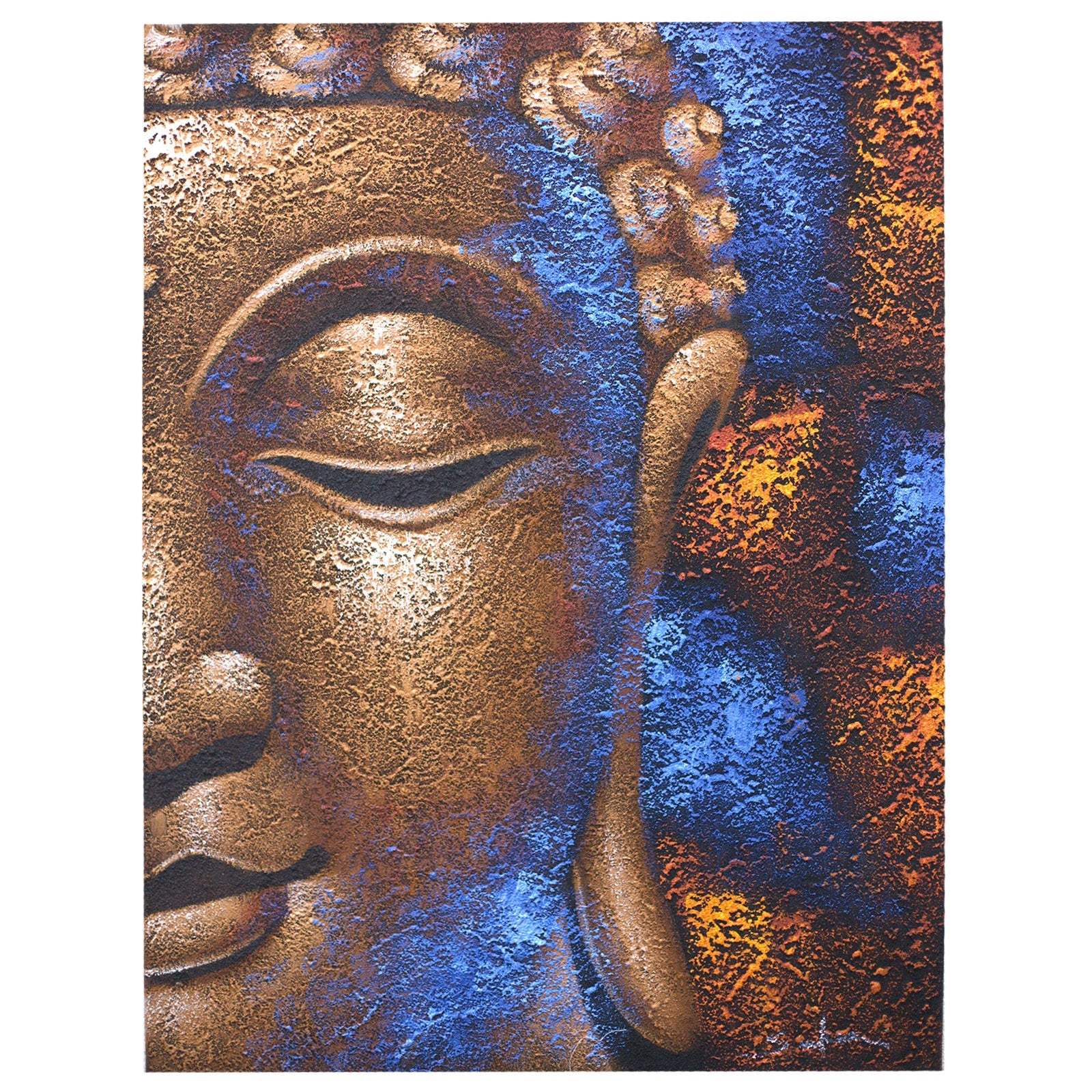 View Buddha Painting Copper Face information