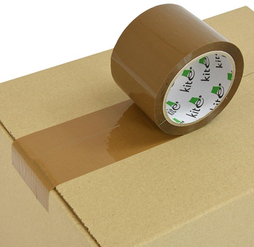View Buff Packaging Tape 75mm Wide x 66m Long information