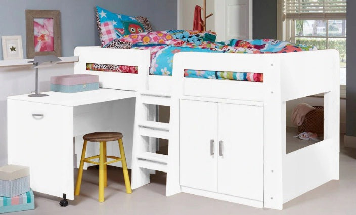 View Cabin Bed Funky 90 x 200cm White information