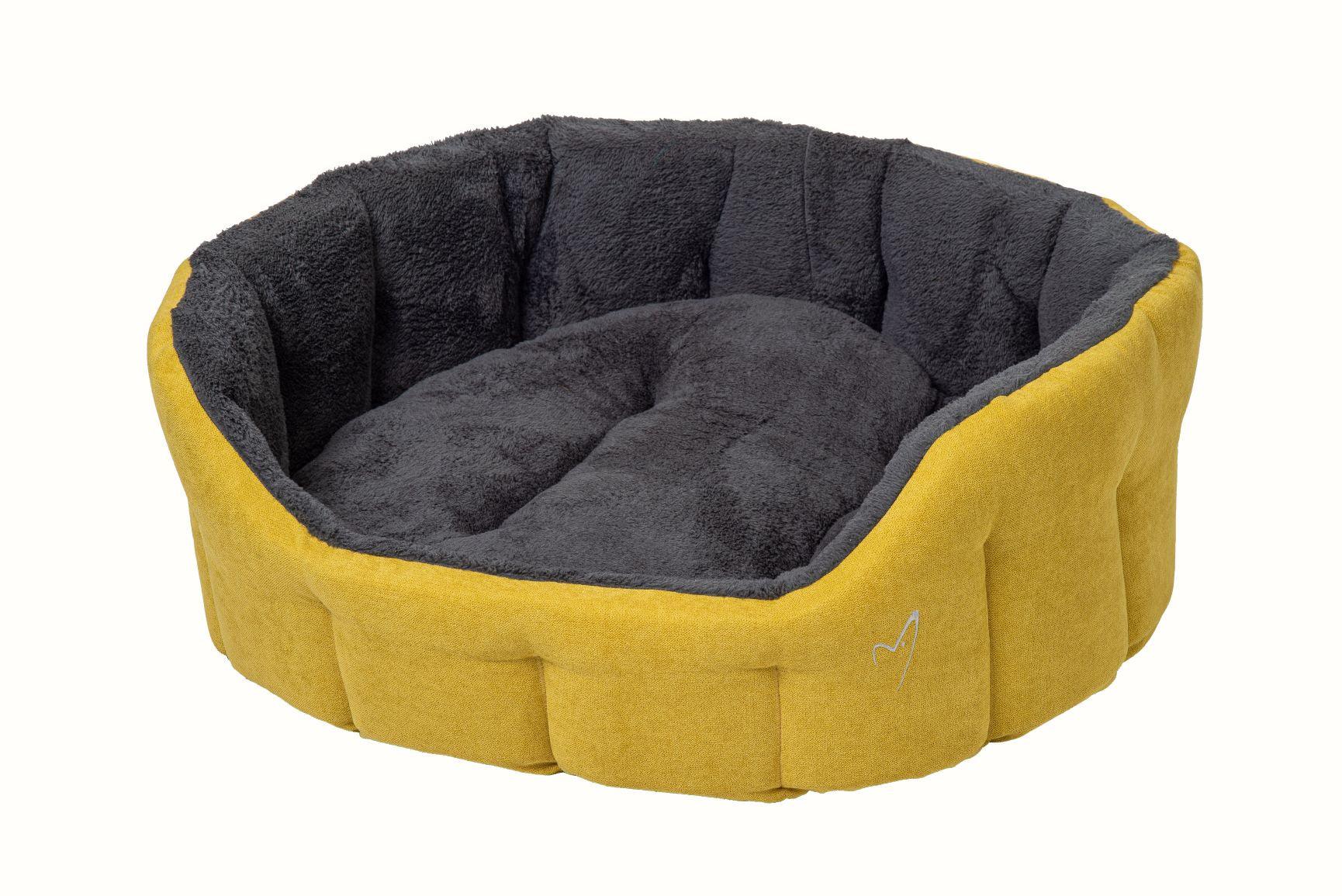 View Camden Deluxe Bed Mustard Small 56cm 22 information