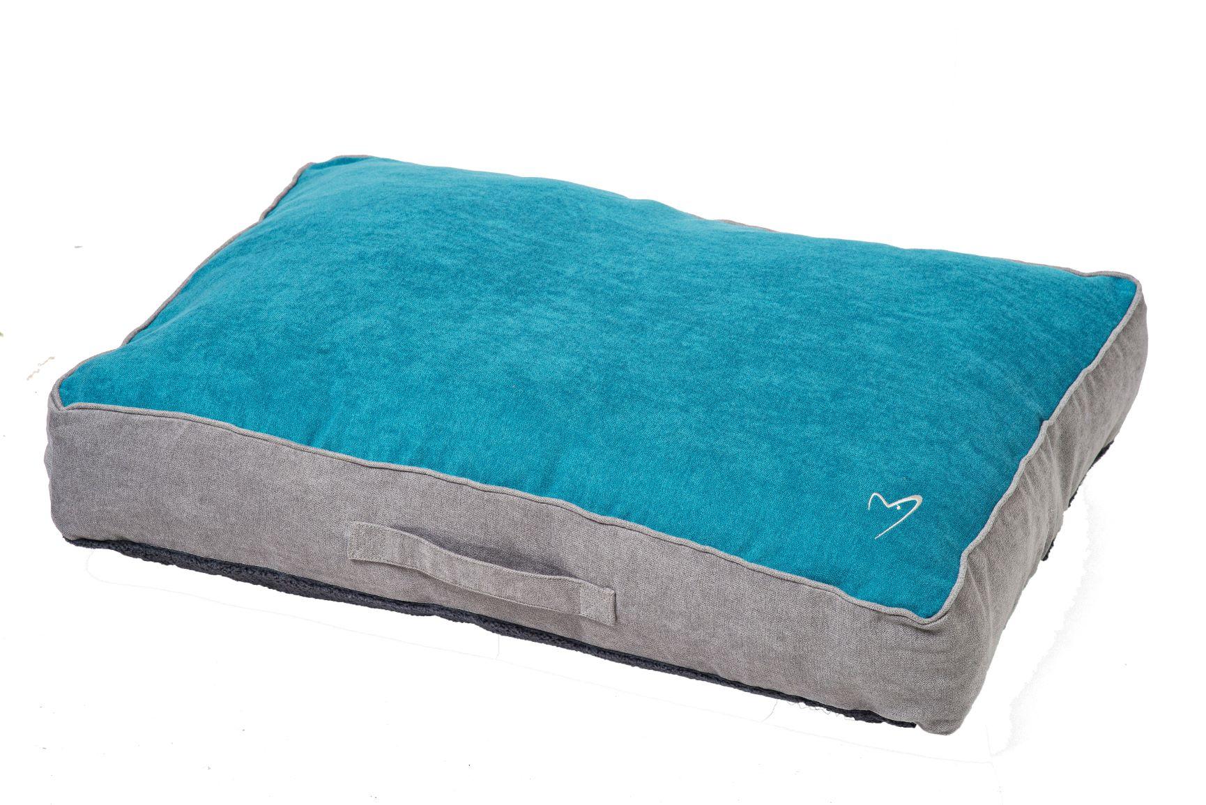 View Camden Sleeper Teal Large 71x107x13cm information