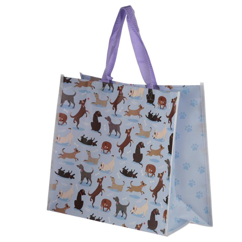 View Catch Patch Dog Design Durable Reusable Shopping Bag information