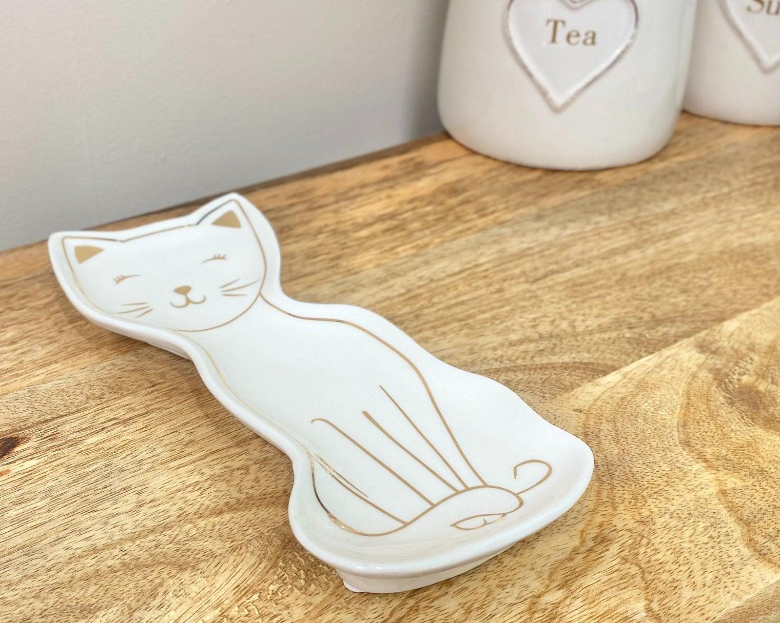 View Ceramic Cat Spoon Rest 22cm information