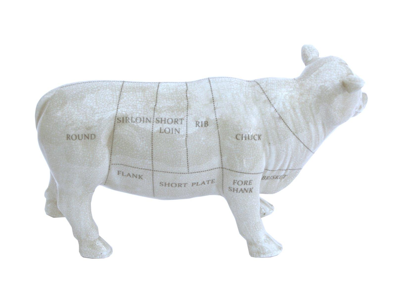 View Ceramic Cow Ornament 29cm information