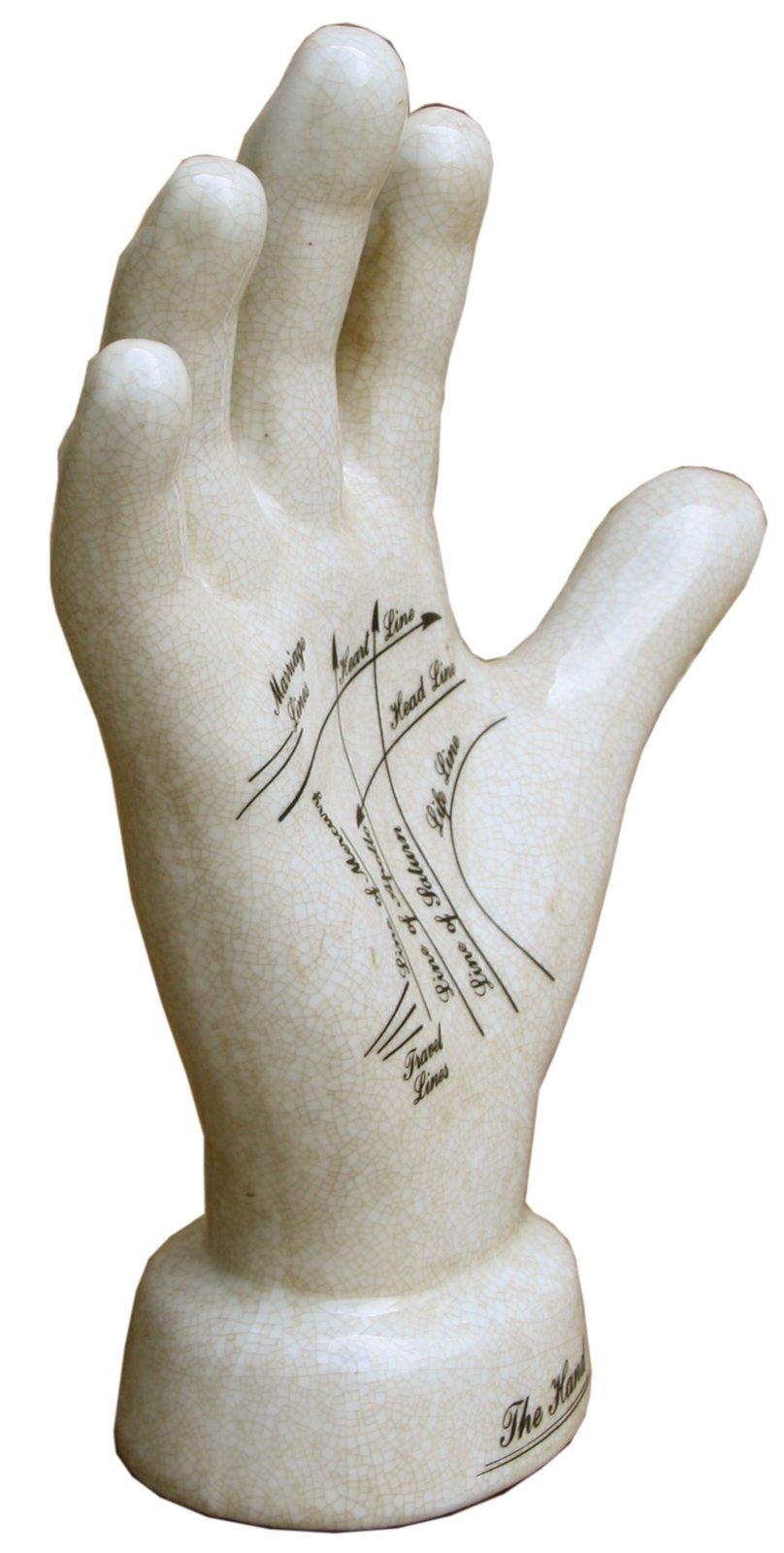 View Ceramic Palmistry Hand 24cm information