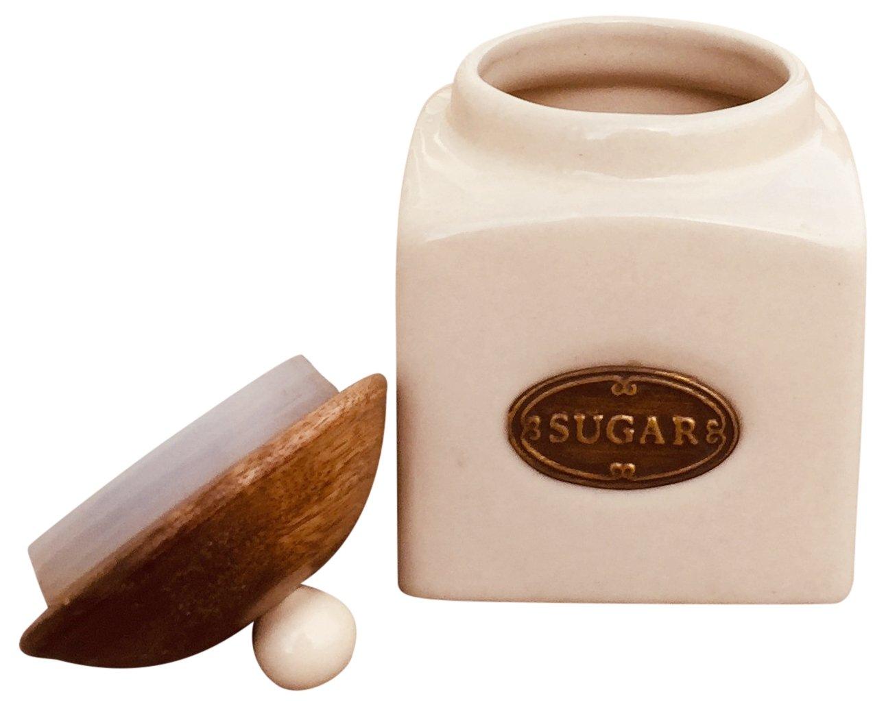 View Ceramic Tea Coffee Sugar Jars information