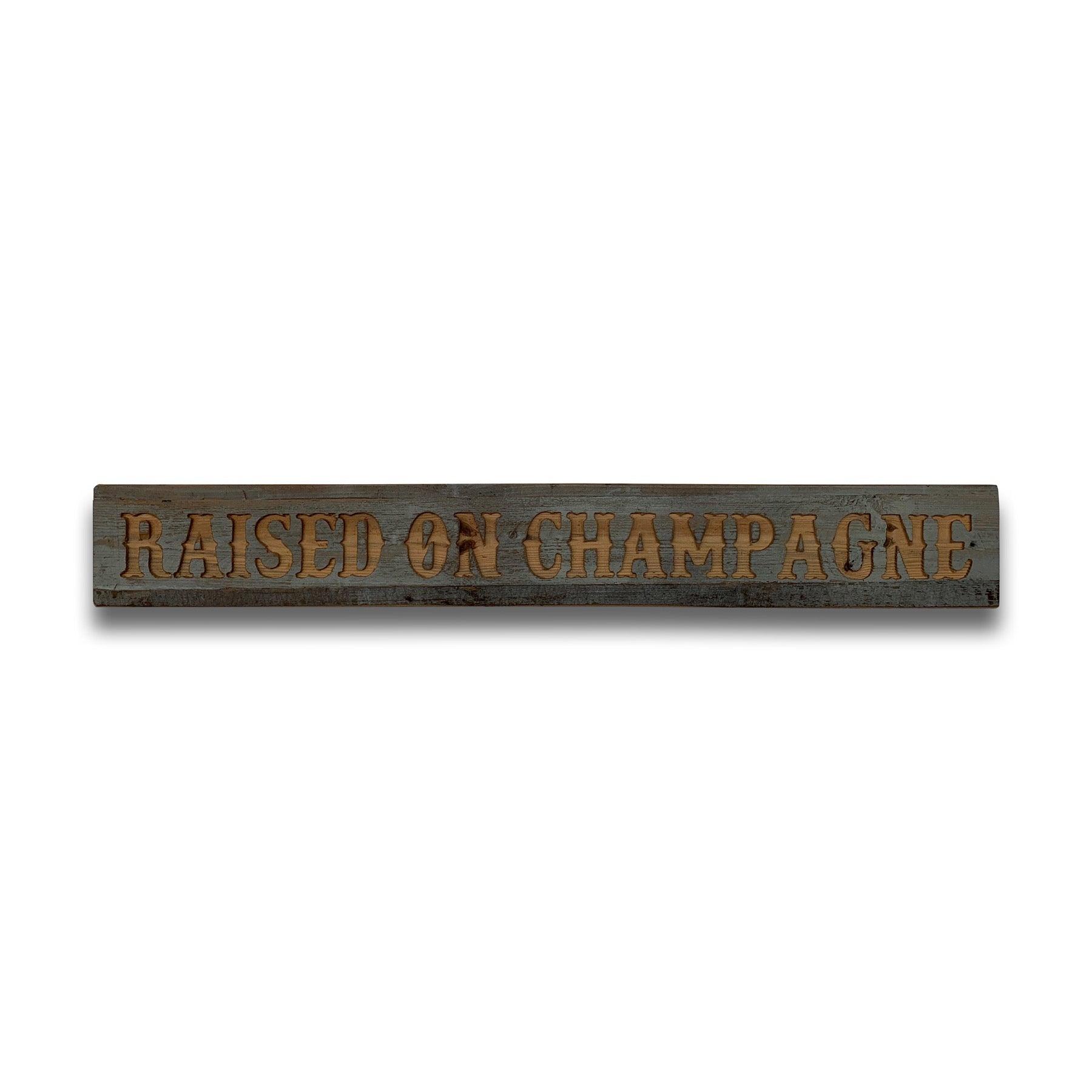 View Champagne Grey Wash Wooden Message Plaque information