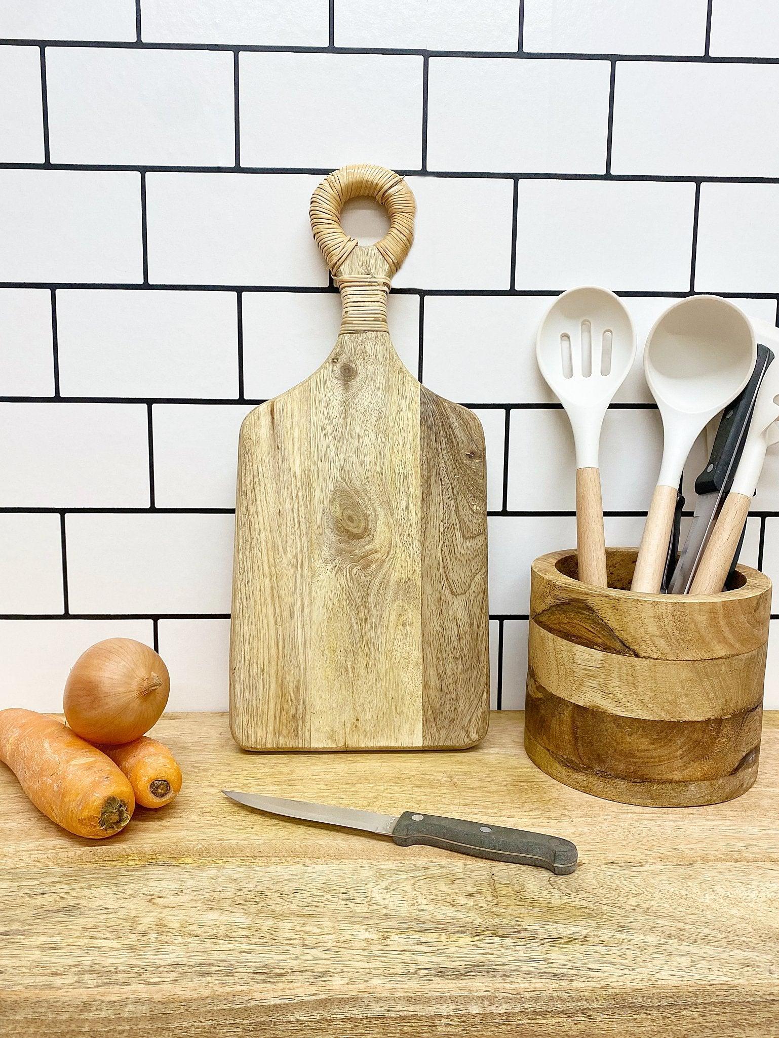 View Chopping Board With Hoop Handle information