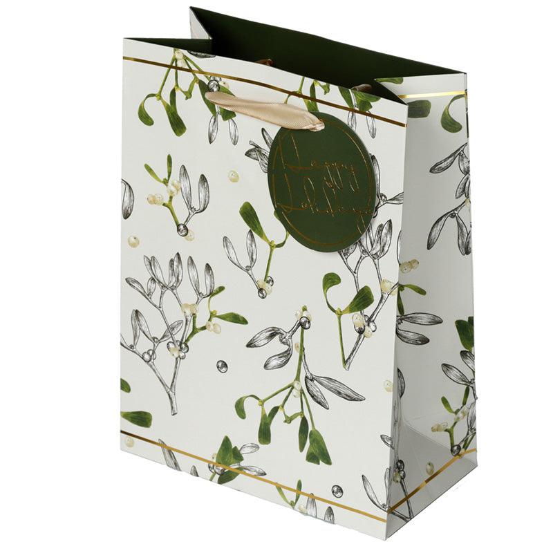 View Christmas Botanical Mistletoe Medium Gift Bag information