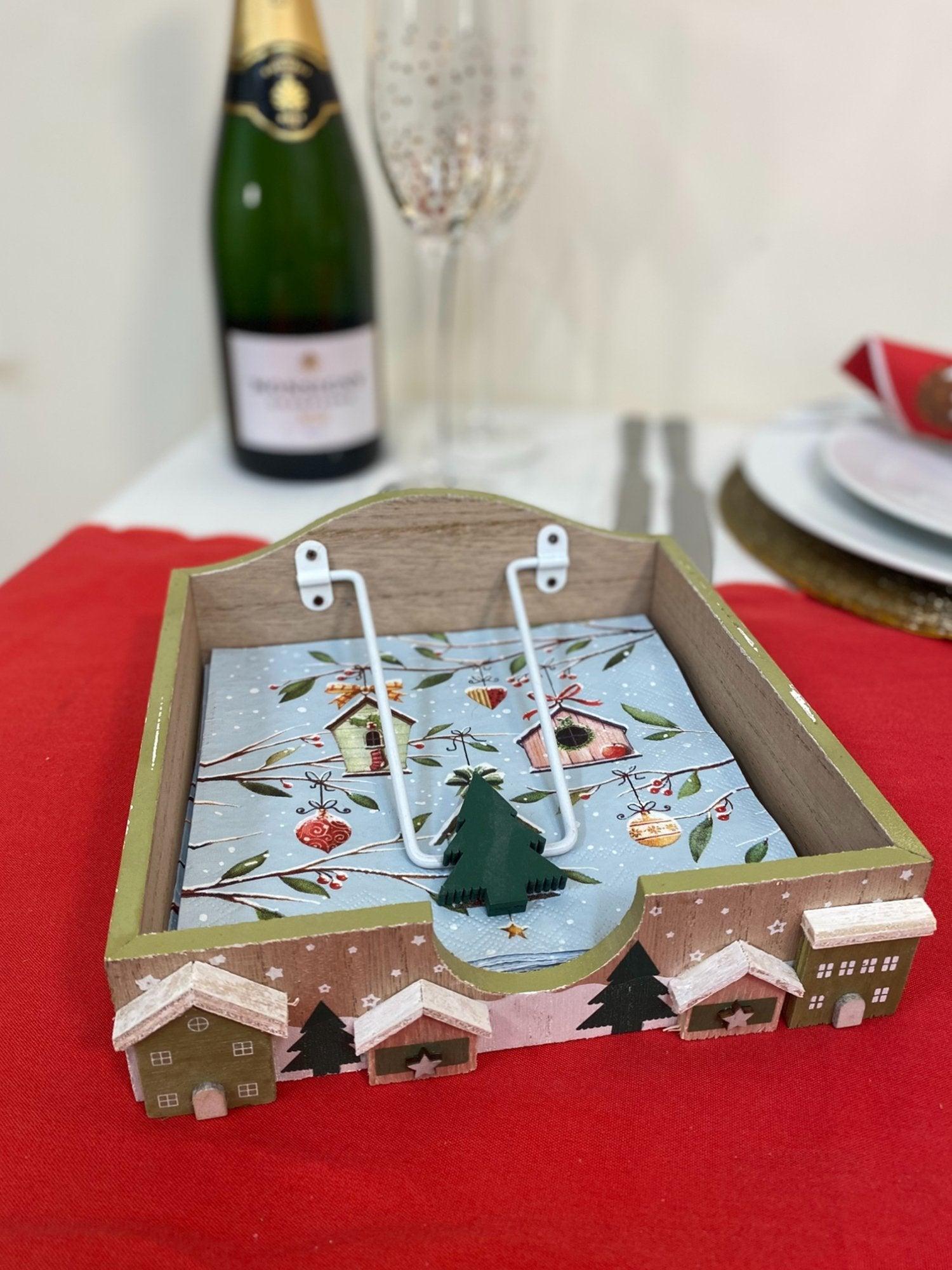 View Christmas House Napkin Holder 185cm information