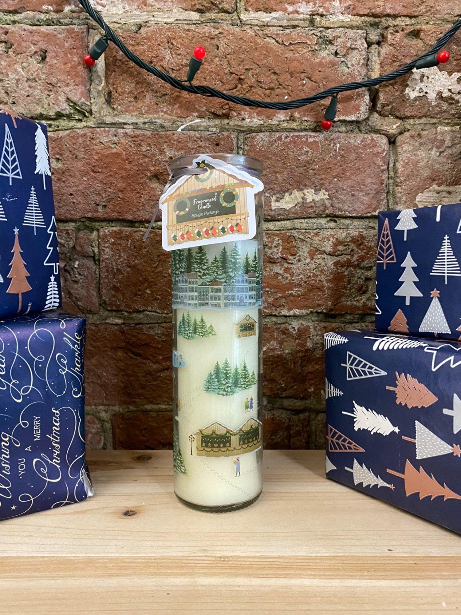 View Christmas Market Citrus Tube Candle 20cm information