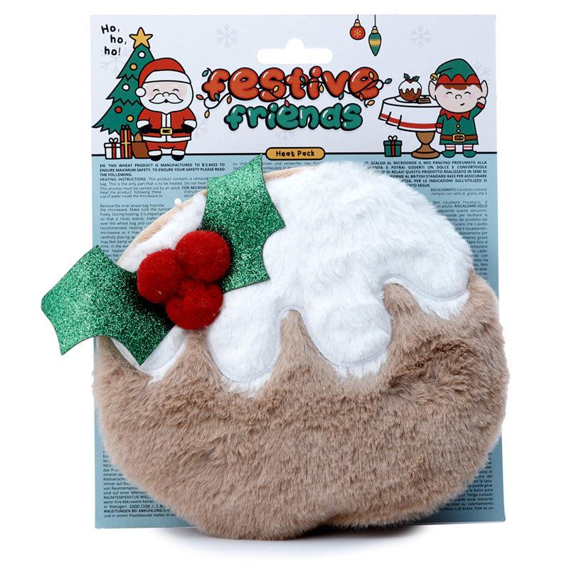 View Christmas Pudding Round Microwavable Plush Wheat and Lavender Heat Pack information