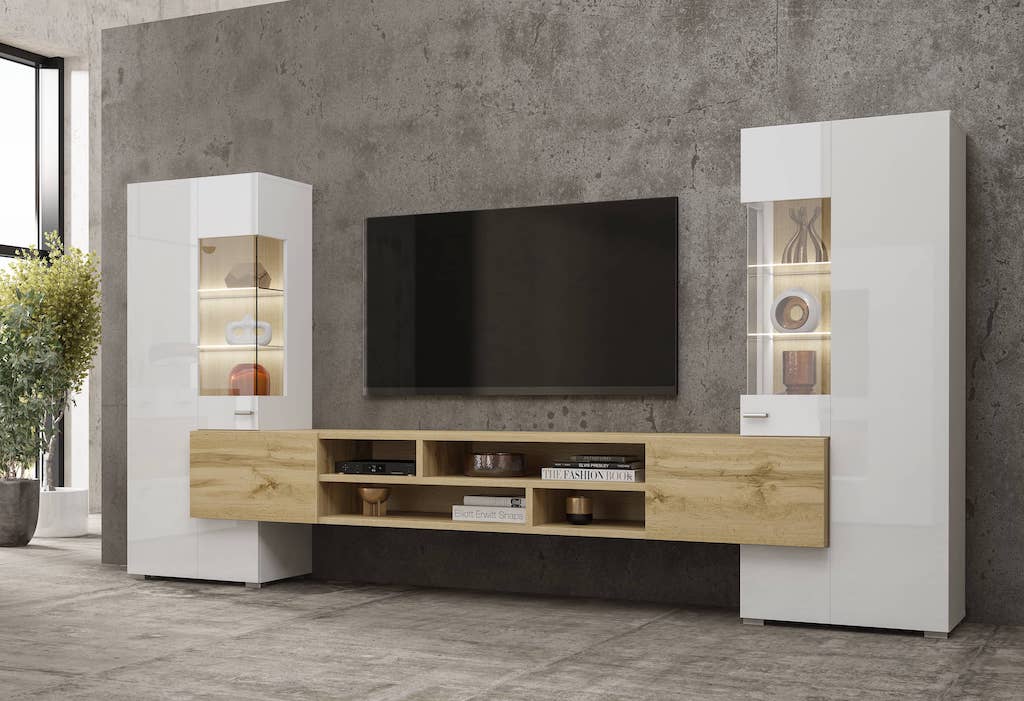 View Coby 10 Entertainment Unit White 270cm information