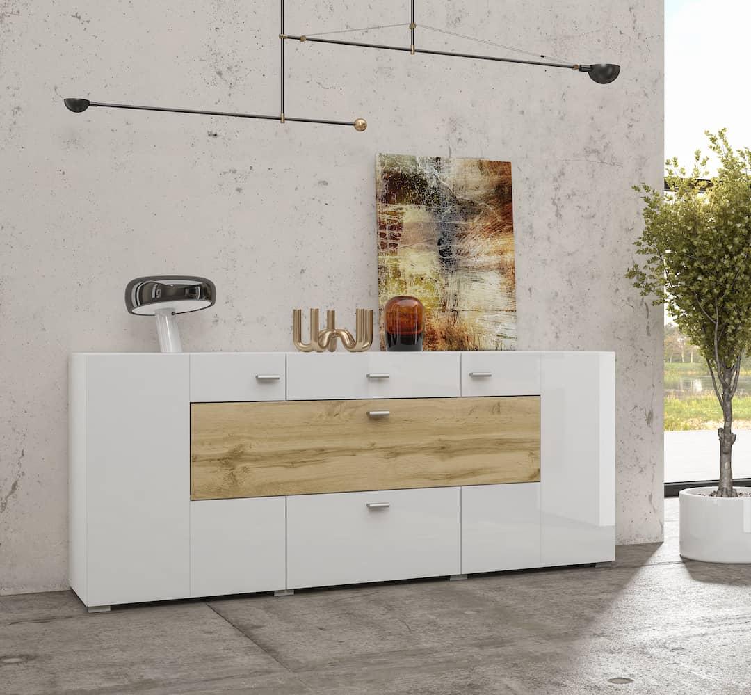 View Coby 26 Sideboard Cabinet 165cm White 165cm information